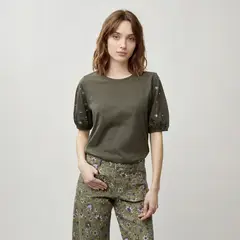 UNIVERSITY CLUB - Polera Mujer Manga Globo