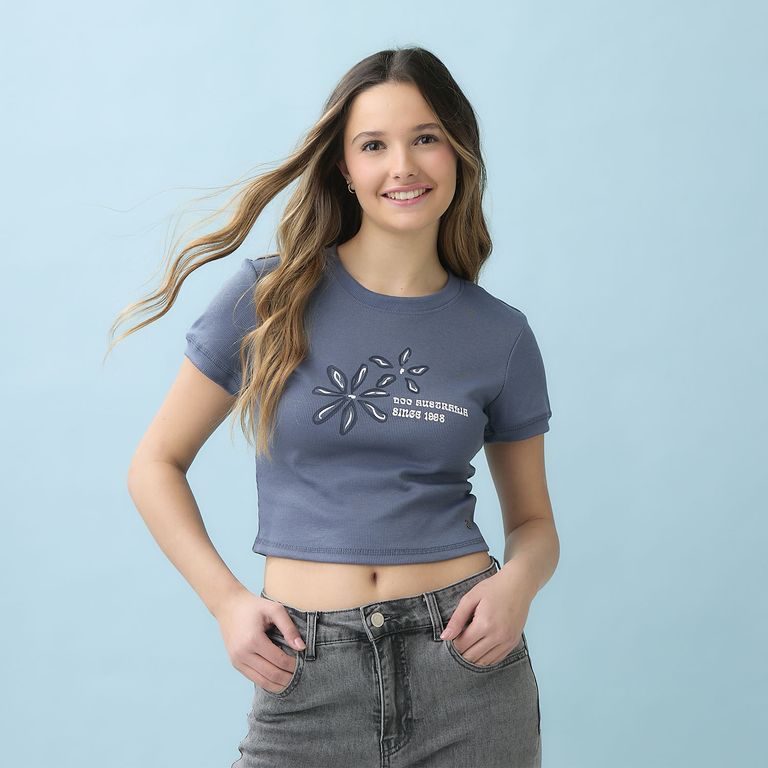 Polera Estampada 100% Algodón Orgánico Mujer