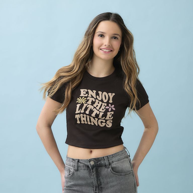 Polera Estampada 100% Algodón Orgánico Mujer
