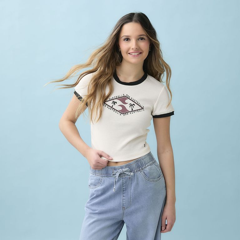 Polera Estampada 100% Algodón Orgánico Mujer