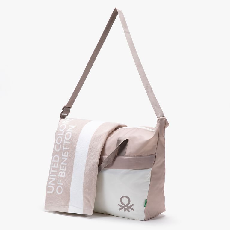 Bolso Toalla Pirámide Beige 90X170