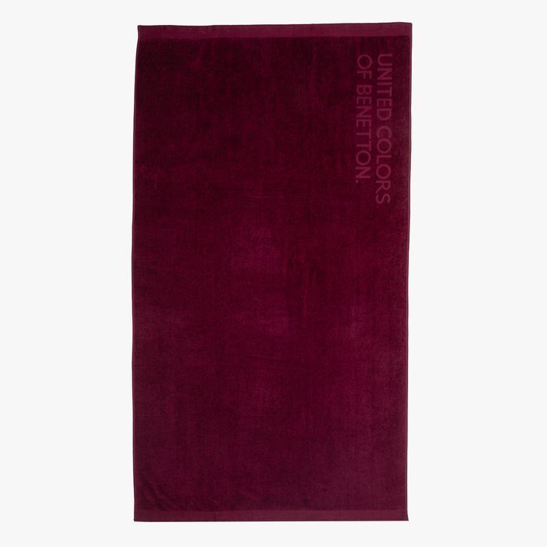 Toalla Jac Solid Burdeo 100X180