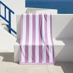 BENETTON - Toalla de Playa 100% Algodón Stripes