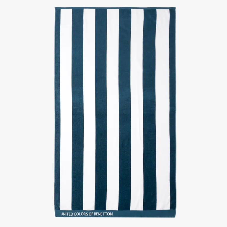 Toalla Jac Stripes Petróleo 100X180
