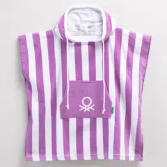 BENETTON - Capucha Stripe Lavanda 71X148