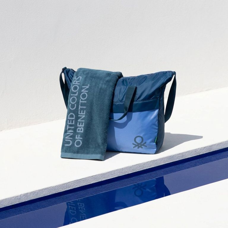 Bolso Pirámide + Toalla 90x170 Cm