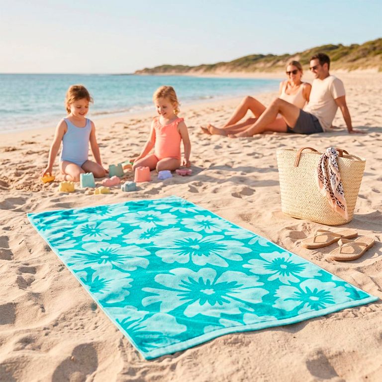 Toalla De Playa Turq 80x160 Cm