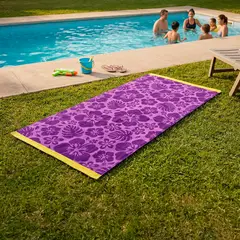 AMBIENTA - Toalla Estampada Hibiscus 70X150 Cm