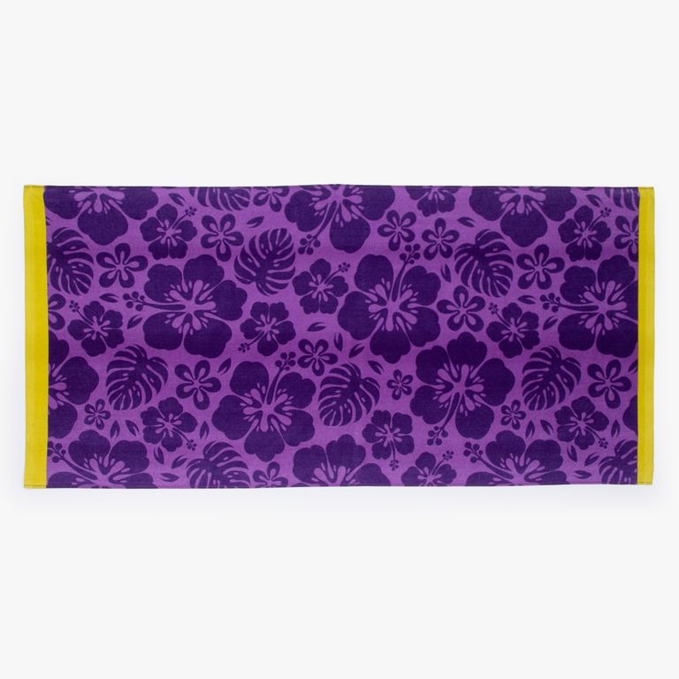 Toalla Estampada Hibiscus 70X150 Cm