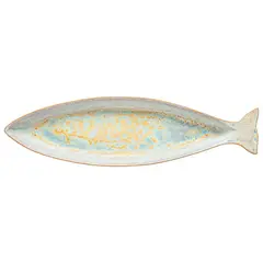 COSTA NOVA - Fuente Pez Largo 43.3X9 cm Cerámica