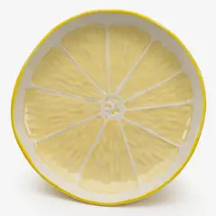 BORDALLO - Plato Cerámica 20 cm Limones