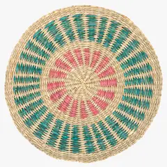 ROBERTA ALLEN - Individual Redondo 36 Cm Seagrass