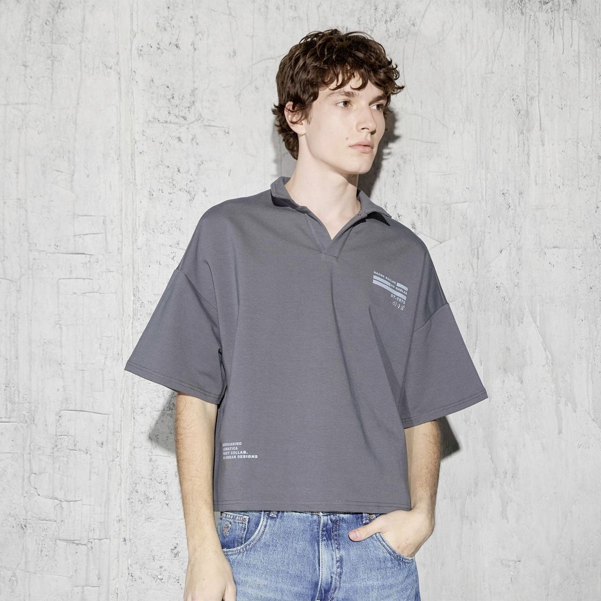 AMERICANINO - Polera Manga Corta Hombre Americanino