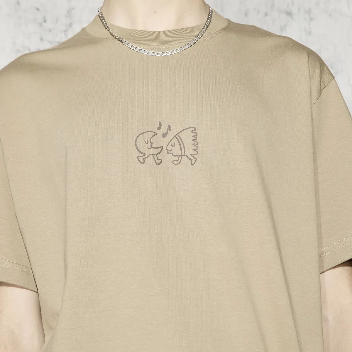 AMERICANINO - Polera Manga Corta Hombre Lunática Americanino