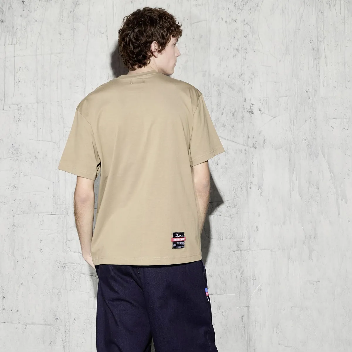 AMERICANINO - Polera Manga Corta Hombre Lunática Americanino