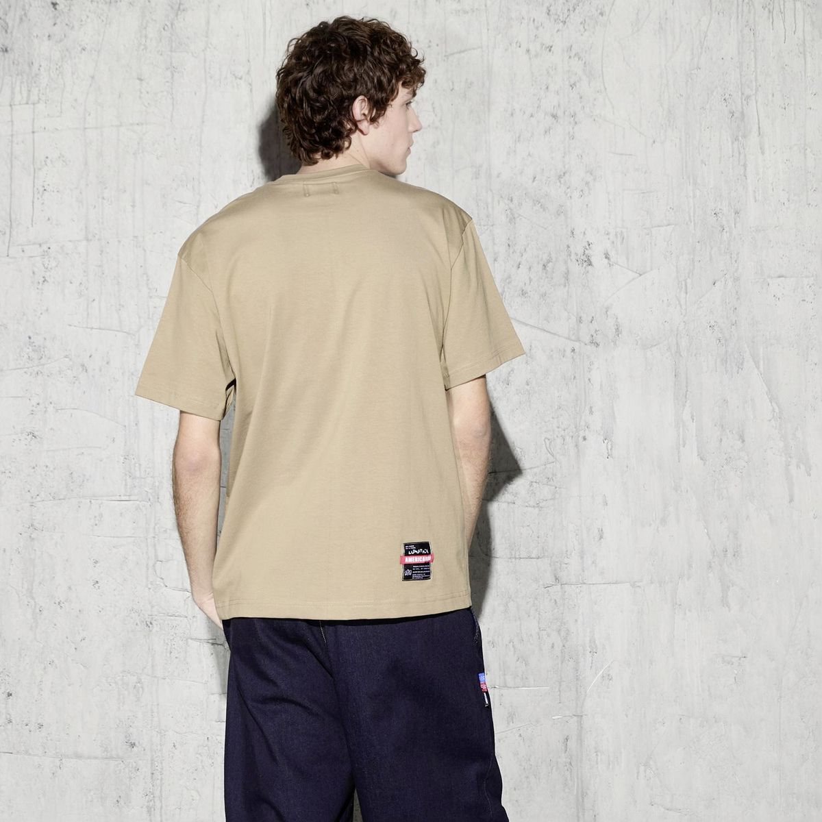 AMERICANINO - Polera Manga Corta Hombre Lunática Americanino