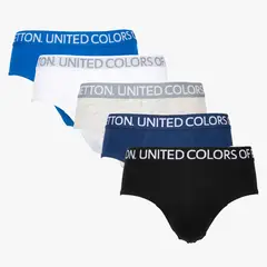 BENETTON - Pack 5 Slips Algodón Hombre
