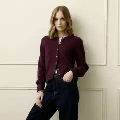 BASEMENT - Chaleco 100% Lana Merino Mujer