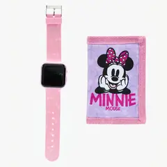 MINNIE - Pack De Billetera Más Reloj Niña