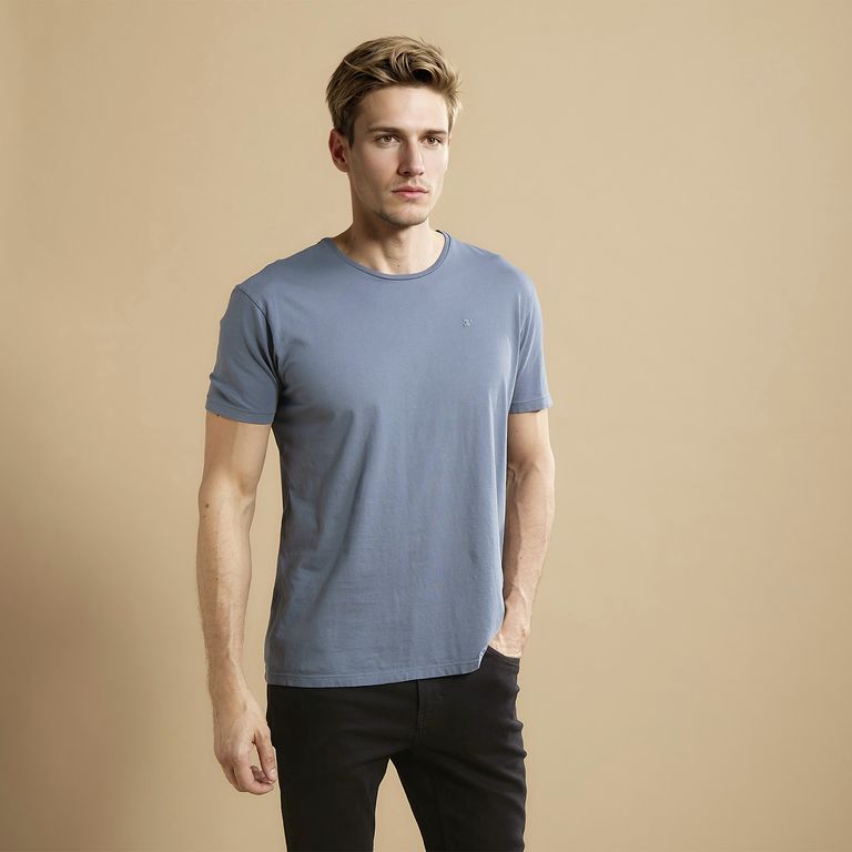 Polera Manga Corta 100% Algodón Pima Hombre Wolf and Hank