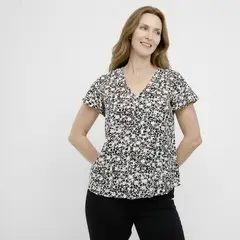 NEWPORT - Blusa Manga Corta Mujer