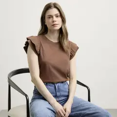 BASEMENT - Blusa Algodón Orgánico Mujer