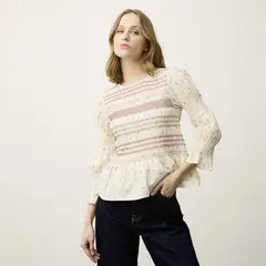BASEMENT - Blusa Panal Mujer