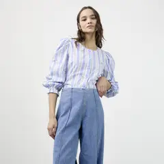 BASEMENT - Blusa Manga Globo Mujer