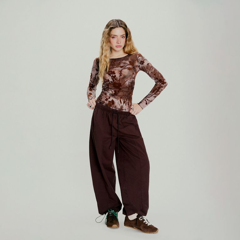 SYBILLA Pantalón Tiro Medio Mujer