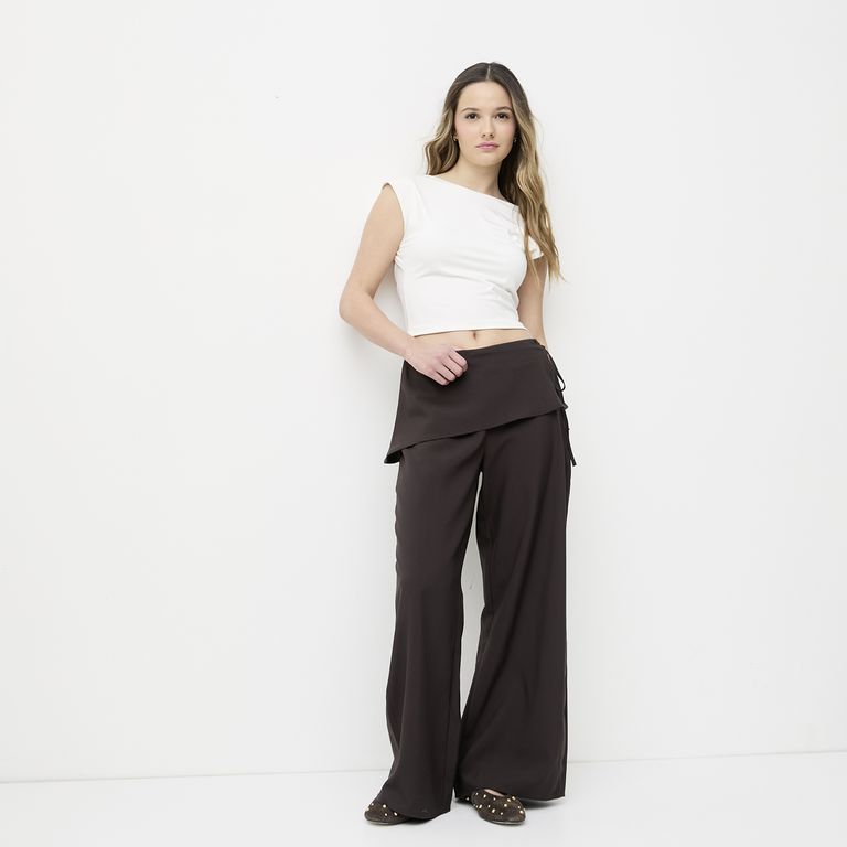 SYBILLA Pantalón Tiro Medio Mujer