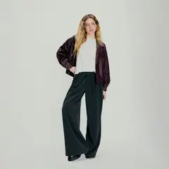 SYBILLA - Pantalón Tiro Medio Mujer