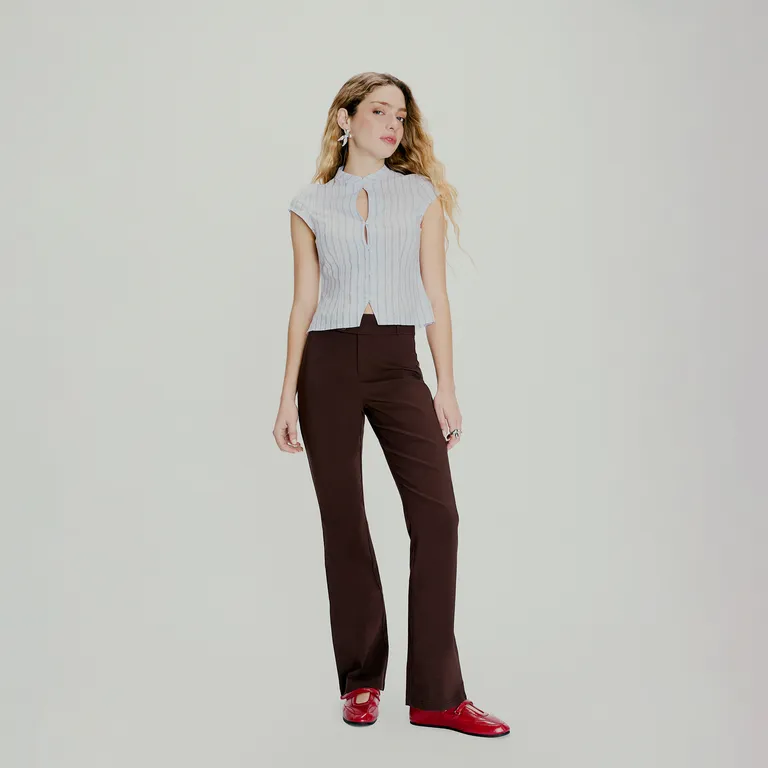 Pantalón Tiro Medio Mujer