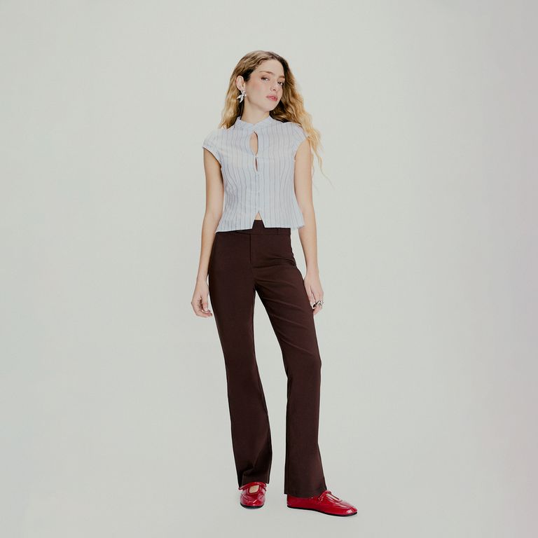 SYBILLA Pantalón Tiro Medio Mujer