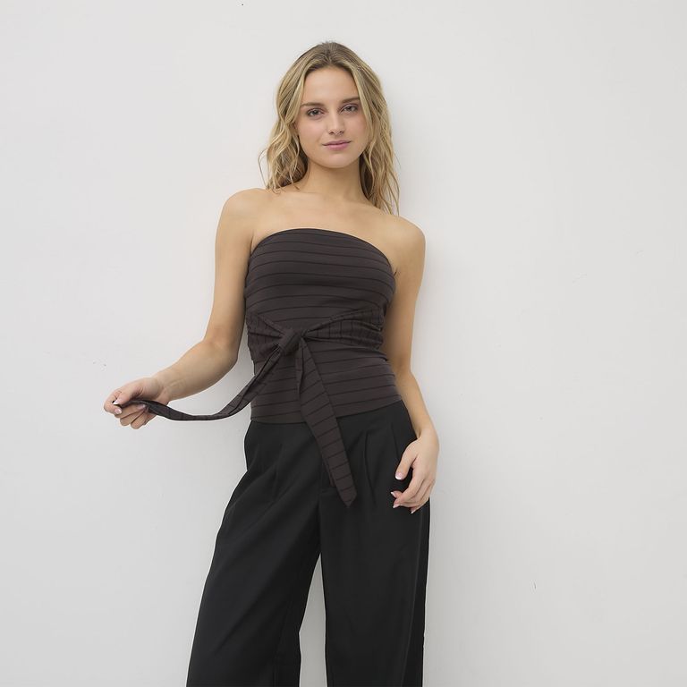 SYBILLA Polera Lazo Mujer