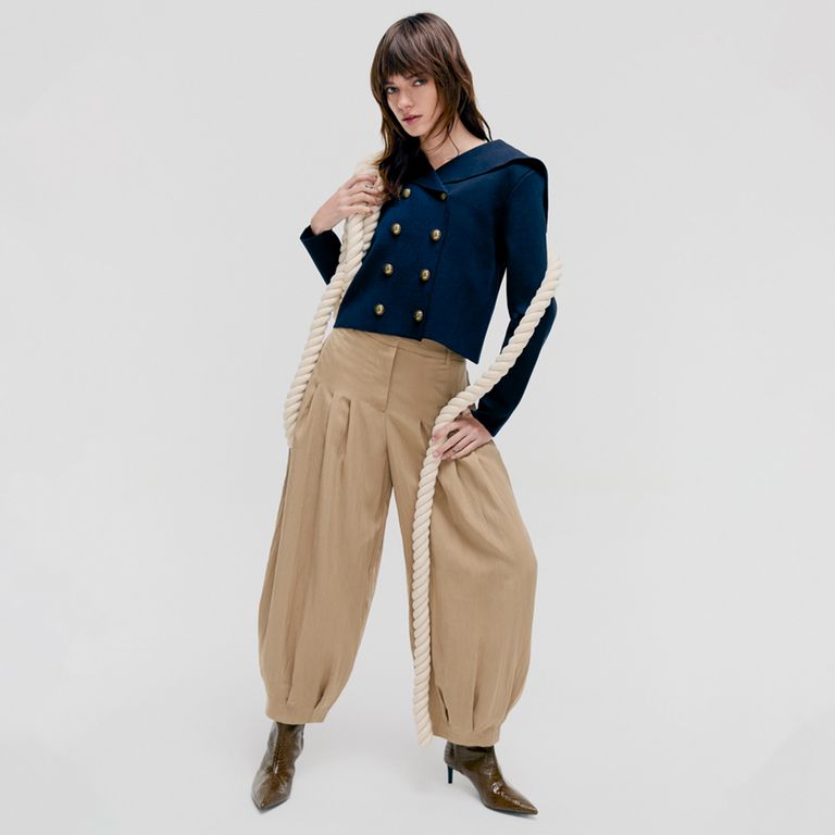 Pantalón Pinzas Mujer