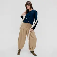 BASEMENT - Pantalón Pinzas Mujer