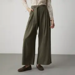BASEMENT - Pantaló Lazo Tiro Alto Mujer