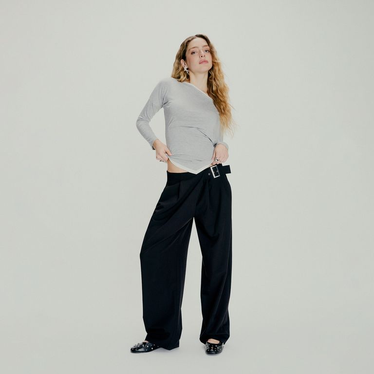 Pantalón Tiro Medio Mujer