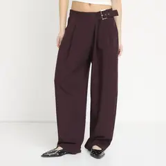 SYBILLA - Pantalón Tiro Medio Mujer