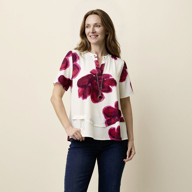 Blusa Manga Corta Mujer S.Cocci