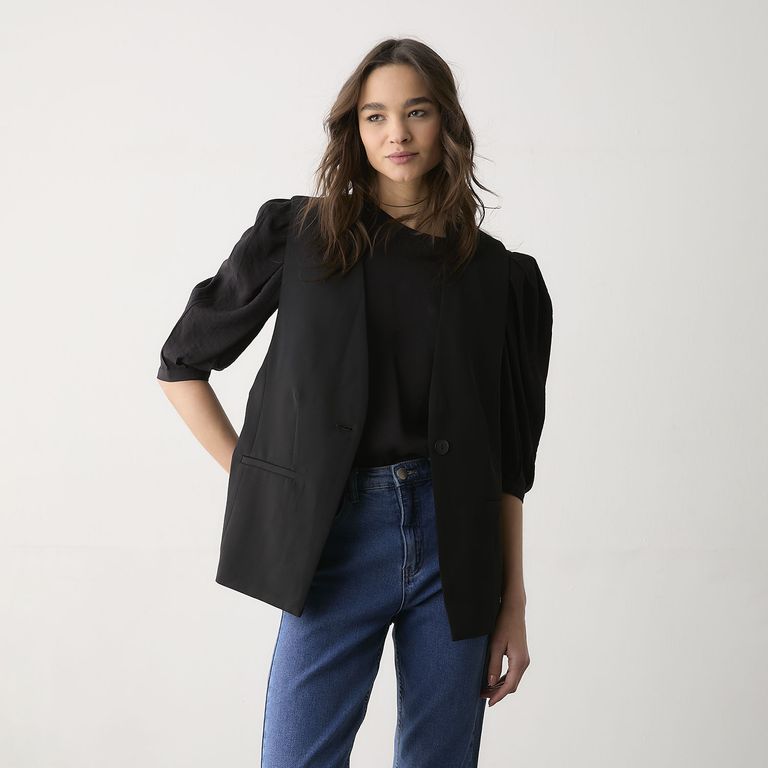 Blazer Sin Mangas Mujer Basmenet