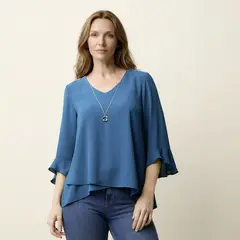 S COCCI - Blusa con Collar Mujer S. Cocci