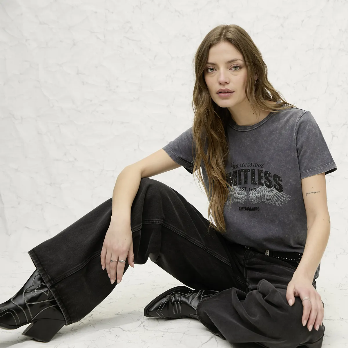 AMERICANINO - Polera Logo Mujer Americanino