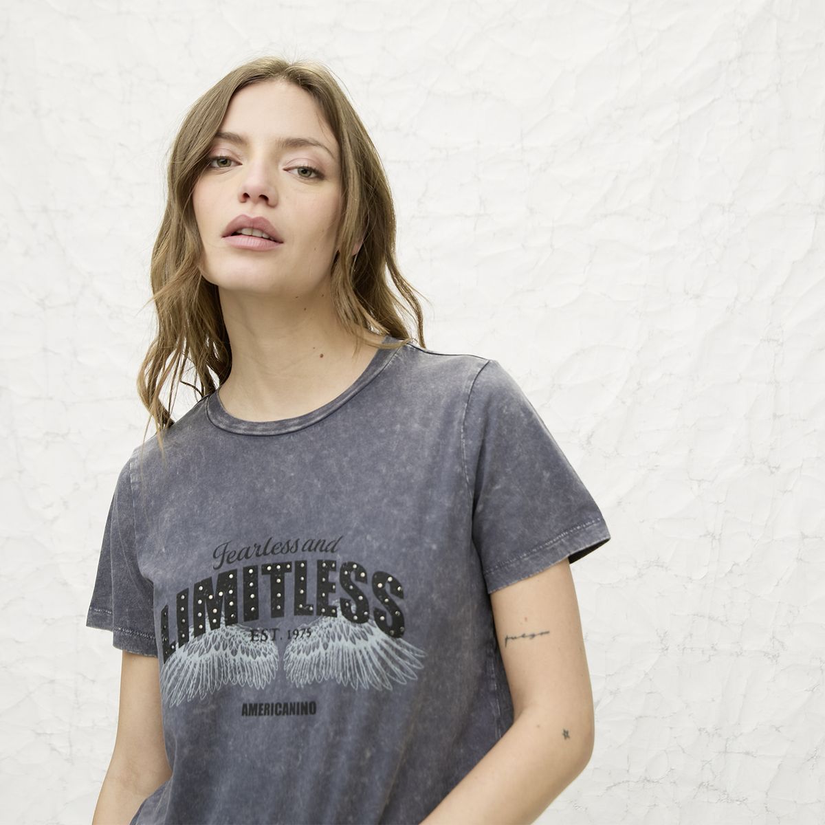 AMERICANINO - Polera Logo Mujer Americanino