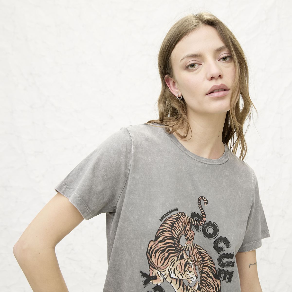 AMERICANINO - Polera Logo Mujer Americanino