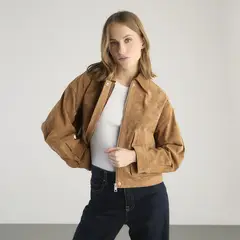 BASEMENT - Chaqueta 100% Cuero Mujer