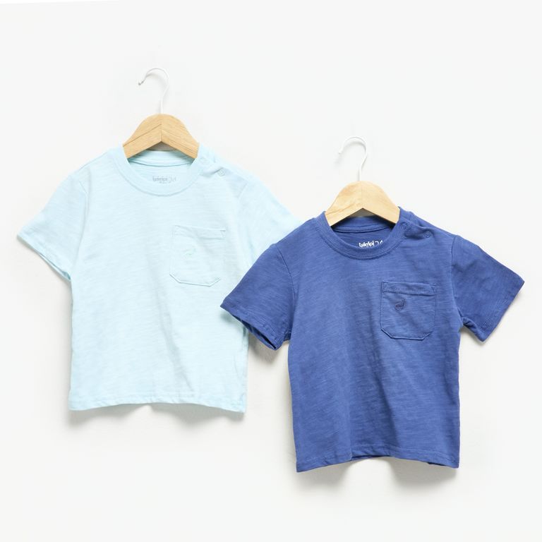 Pack 2 Poleras Manga Corta Bebé niño