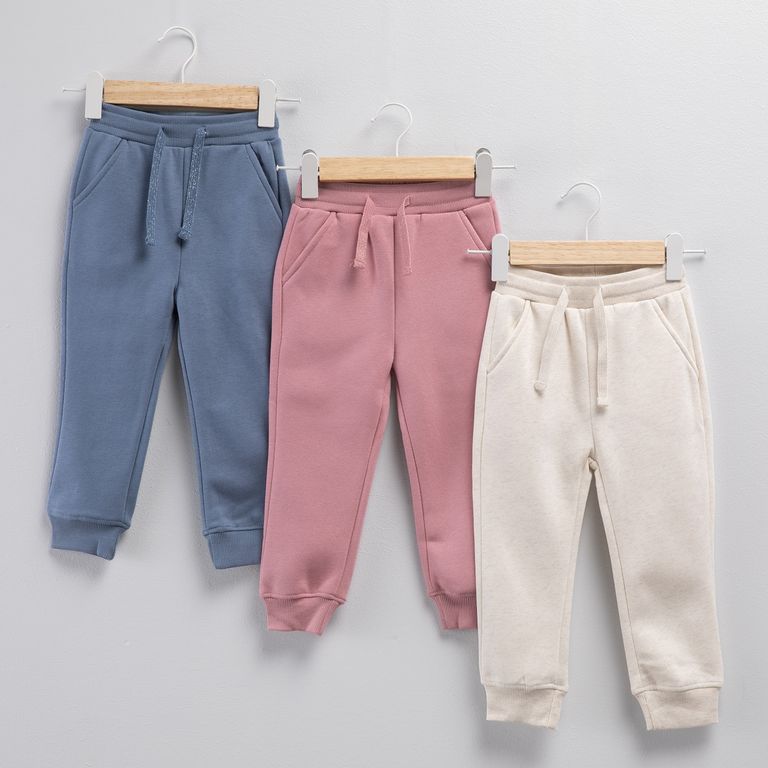 Pack De 3 Pantalones De Buzo Bebé Niña