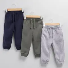 YAMP - Pack De 3 Pantalones De Buzo Bebé Niña