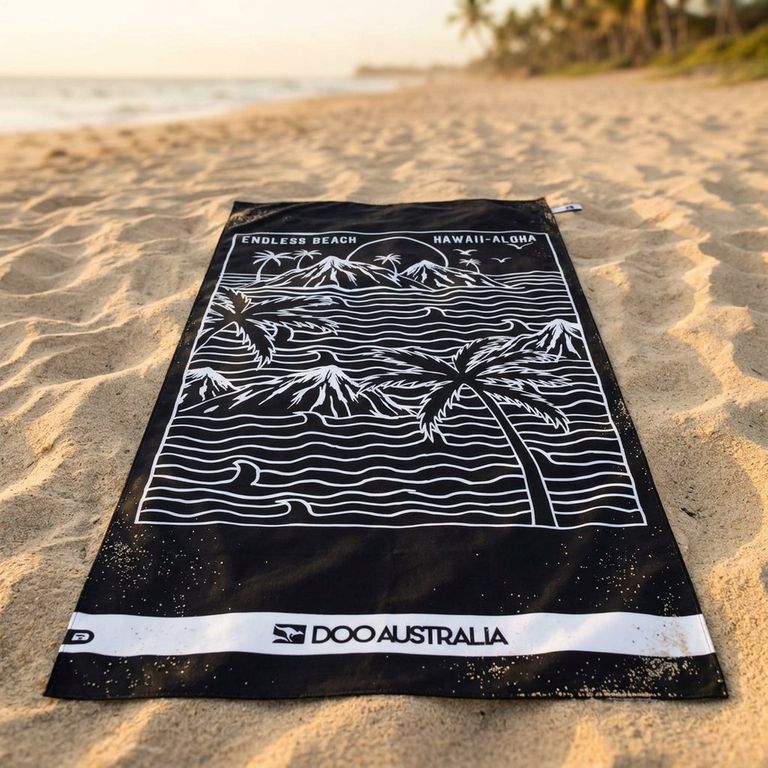 Toalla de Playa Microfibra Hawai 160x80 Cm